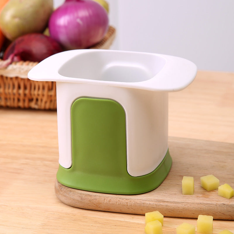 Multifunctional Vegetable Slicer & Dicer  Cucumber, Potato, Onion Chopper with Hand Press
