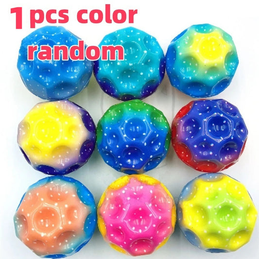 Extreme High-Bounce Rubber Ball  Soft Anti-Gravity Stress Relief & Outdoor Sports Toy  Fun Bouncing Ball for Kids and Adults