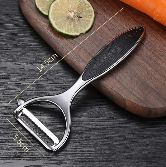 Stainless Steel Vegetable Peeler Multi-Function Fruit & Potato Peeler for Kitchen Use
