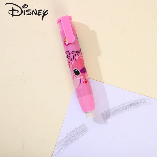 1PC Kawaii Disney Stitch & Angel Press Eraser  Cute Cartoon Student Stationery Gift