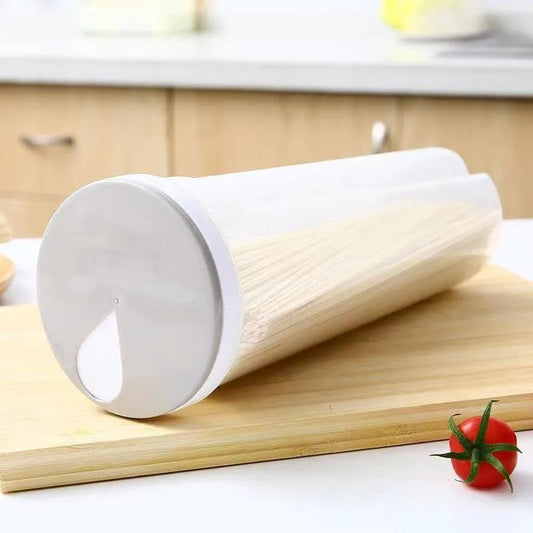 1PC Spaghetti & Noodle Storage Container Food-Grade Plastic Canister with Locking Lid