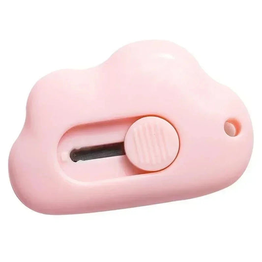 Mini Kawaii Cloud Utility Knife Portable Paper Cutter for Students & Office Use