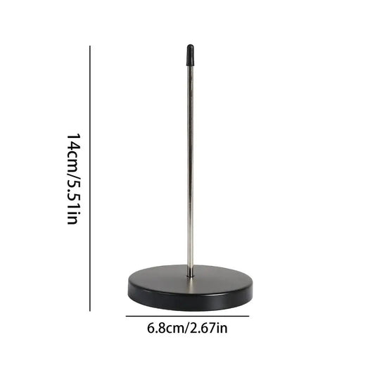 Chrome Desk Receipt Holder Ticket Bill Fork Spindle for Restaurant, Office, or Kitchen Use