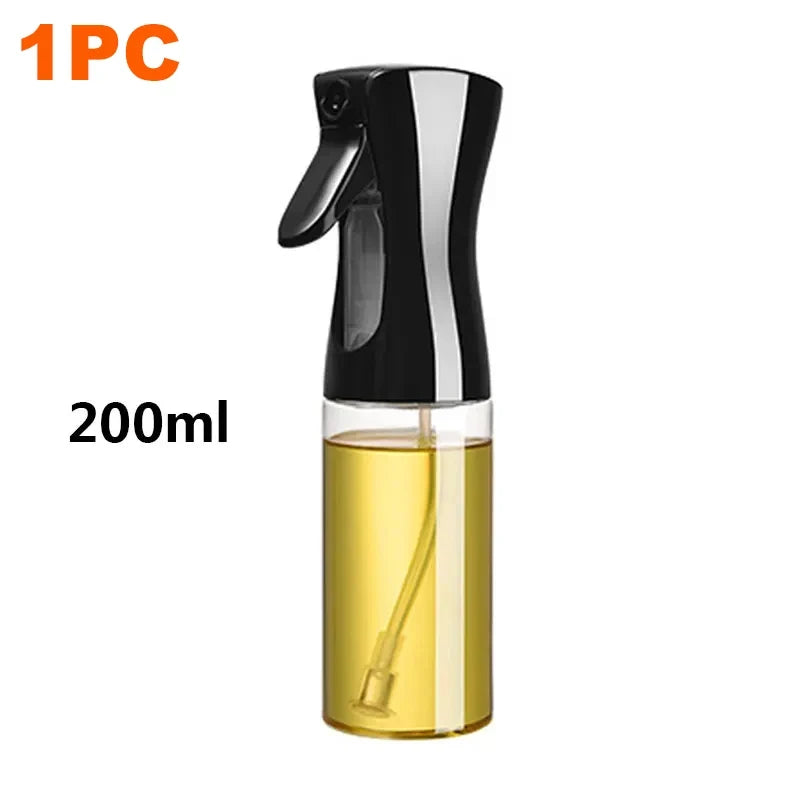 200ml Oil Spray Bottle – Plastic Mist Dispenser for Cooking, BBQ & Camping  Refillable Kitchen Oil Sprayer for Home Use
