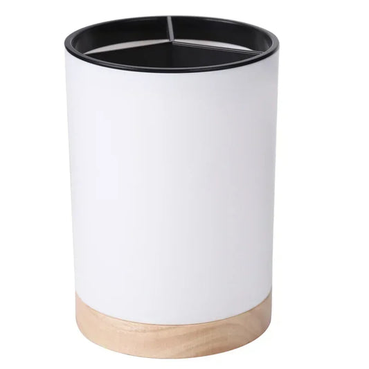 Plastic Utensil Holder & Cutlery Drainer Detachable Storage Rack for Chopsticks Spoons & Kitchen Tableware