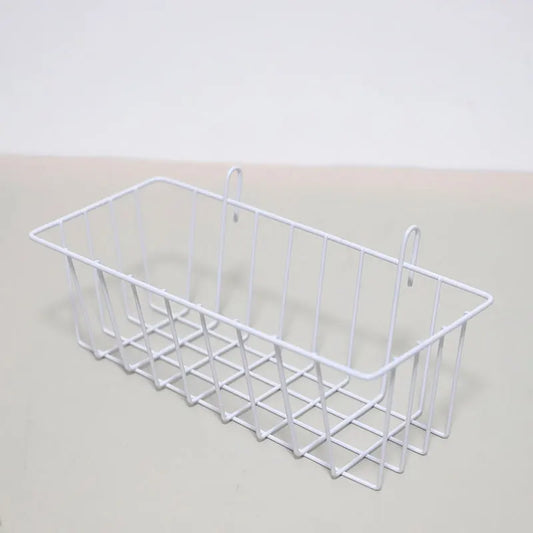 Multifunctional Wall-Mount Grid Panel Basket DIY Hanging Rack for Kitchen, Bathroom & Home Decor| Art & Storage Display Organizer