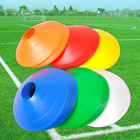 10PCS Soccer Training Cones Set with Stand  Agility Disc Markers for Football, Multi-Sport Practice & Drills
