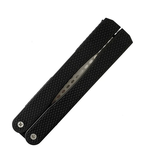 Portable Double-Sided Diamond Grindstone  Professional Pocket Folding Knife Sharpener