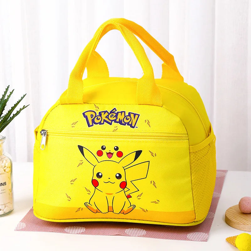 Pikachu Insulated Lunch Bag  Portable, Foldable Cooler for School, Office & Picnic