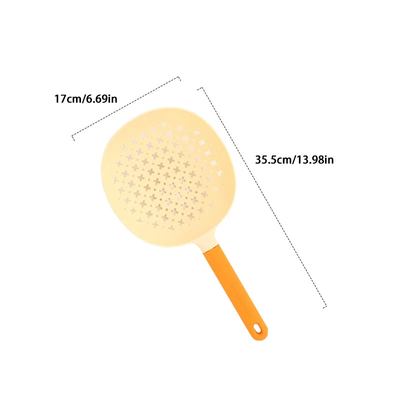 Heat-Resistant Plastic Noodle & Vegetable Colander   Food-Grade Strainer with Hole Design for Easy Filtering   Kitchen Accessory
