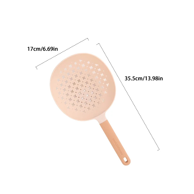 Heat-Resistant Plastic Noodle & Vegetable Colander   Food-Grade Strainer with Hole Design for Easy Filtering   Kitchen Accessory